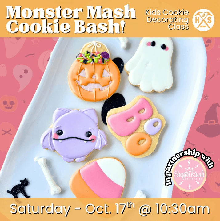 Monster Mash Cookie Bash - Sat. 10/17/26 @ 10:30am