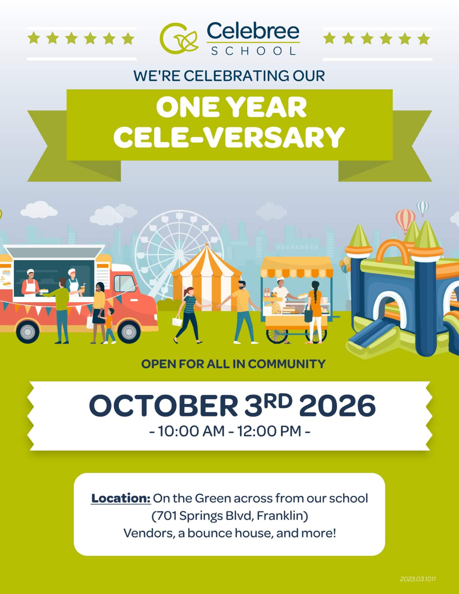 Celebree Birthday Fall Festival