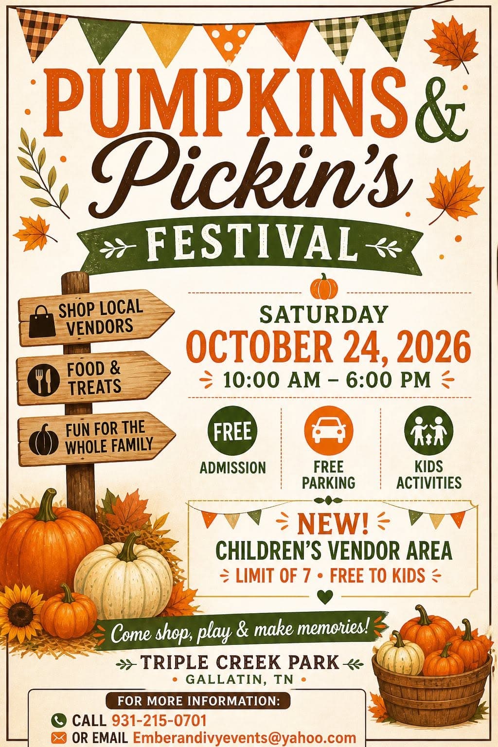 Pumpkins & Pickin’s Festival