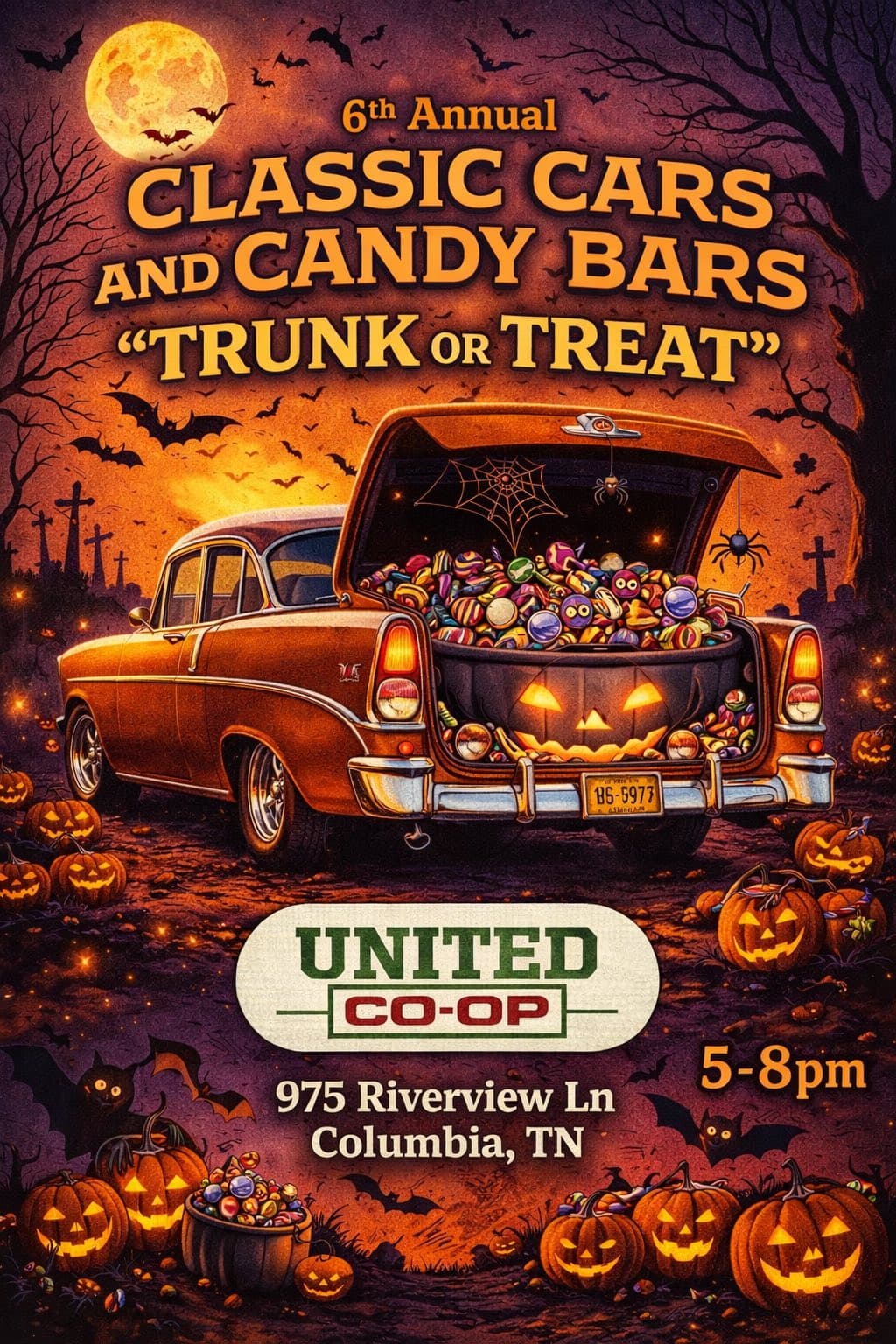 6th Annual CLASSIC CARS AND CANDY BARS