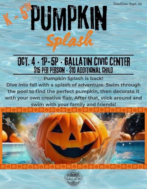 Pumpkin Splash ( K - 5th )