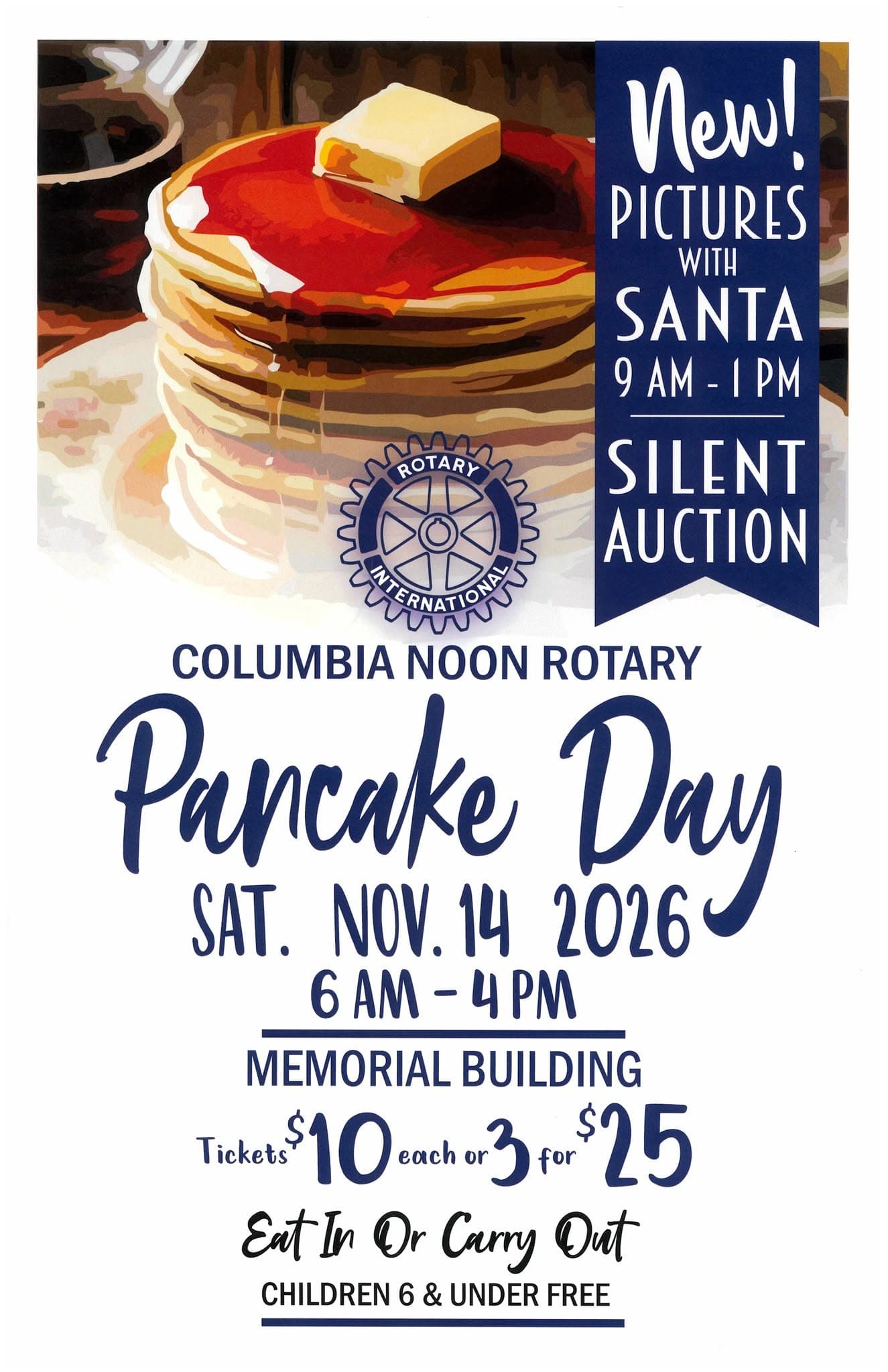 2026 Columbia Rotary Pancake Day